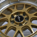 Fábrica Allumina al por mayor de alta calidad 15 pulgadas 5 hoyos de aleación de aluminio de la rueda de aleación